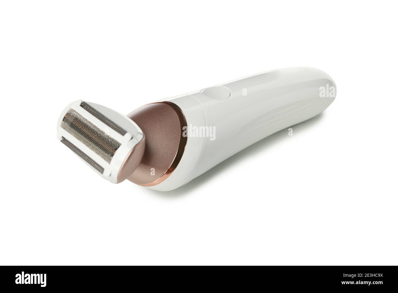 Modern epilator isolated on white background, close up Stock Photo Alamy