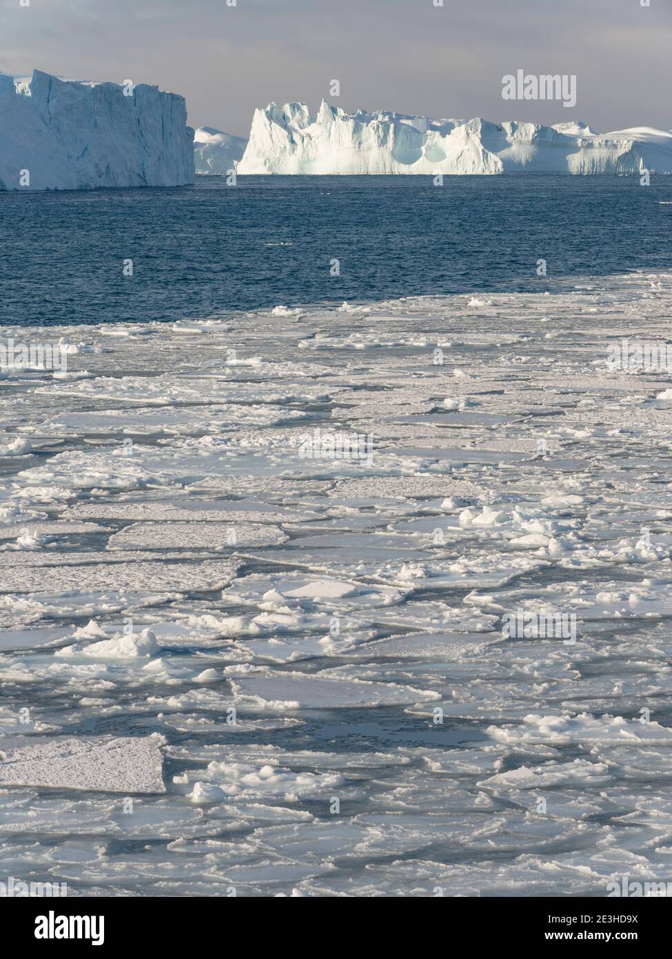 Winter At The Ilulissat Icefjord Located In The Disko Bay In West Winter At The Ilulissat Icefjord Located In The Disko Bay In West
