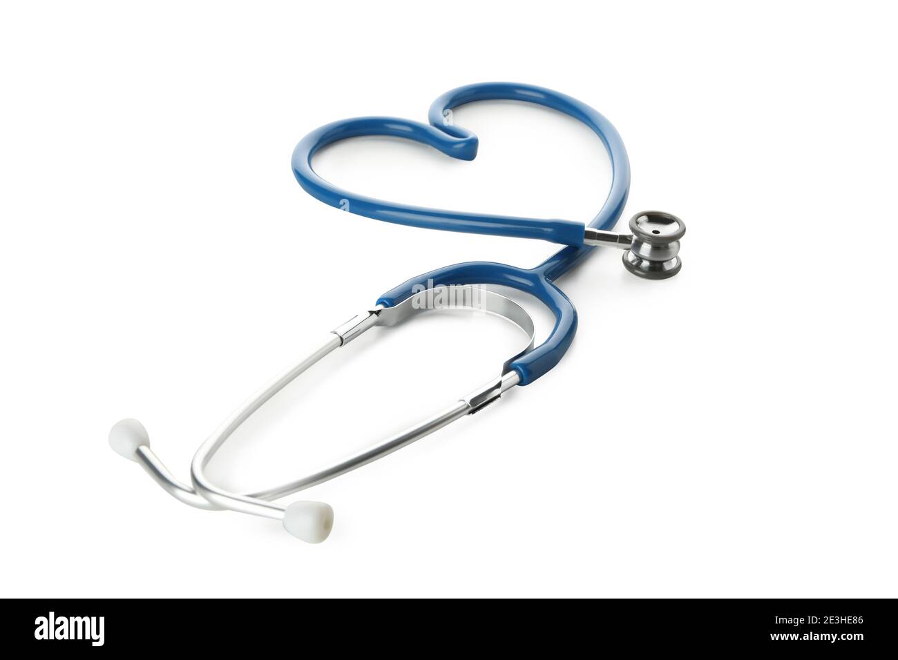 Stethoscope in the form of heart isolated on white background Stock ...