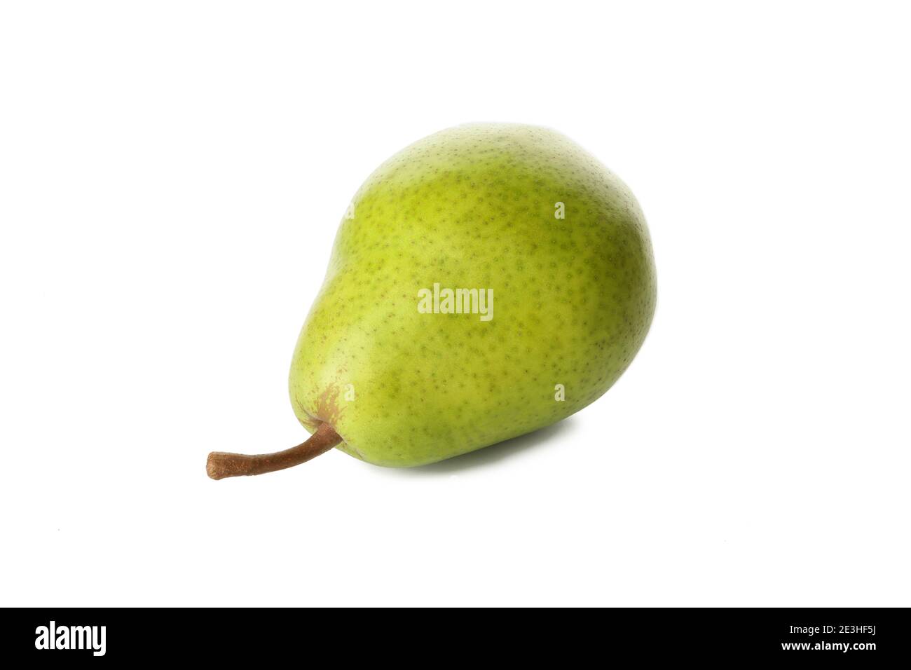 Fresh green pear isolated on white background Stock Photo - Alamy