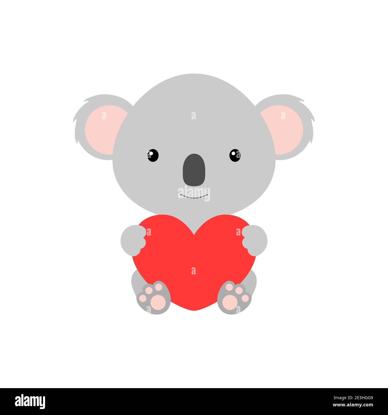Cute funny koala with heart on white background. Cartoon animal character for congratulation with St. Valentine day, greeting card, invitation Stock Vector Image & Art - Alamy Cute funny koala with heart on white background. Cartoon animal character for congratulation with St. Valentine day, greeting card, invitation Stock Vector Image & Art - Alamy