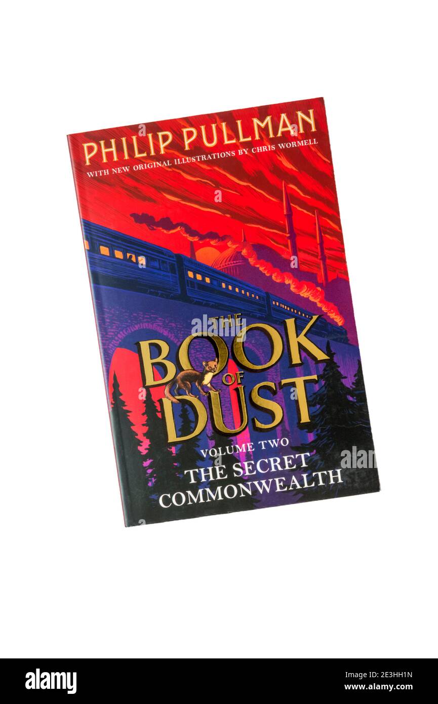 Volume II of The Book of Dust, The Secret Commonwealth by Philip Pullman. A continuation of the His Dark Materials trilogy. First published in 2019. Stock Photo