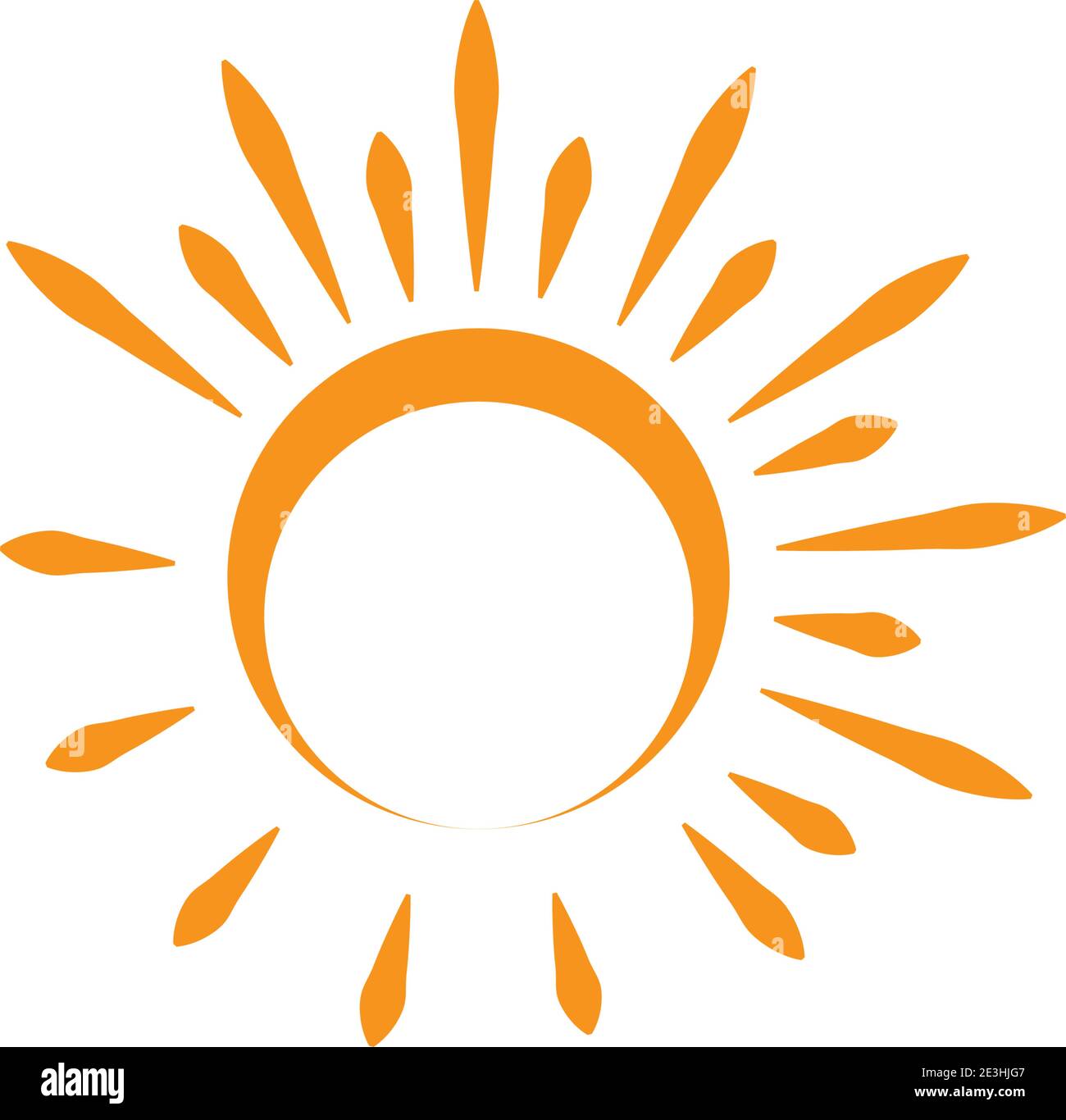 Sun Wave Logo Template vector symbol nature Stock Vector