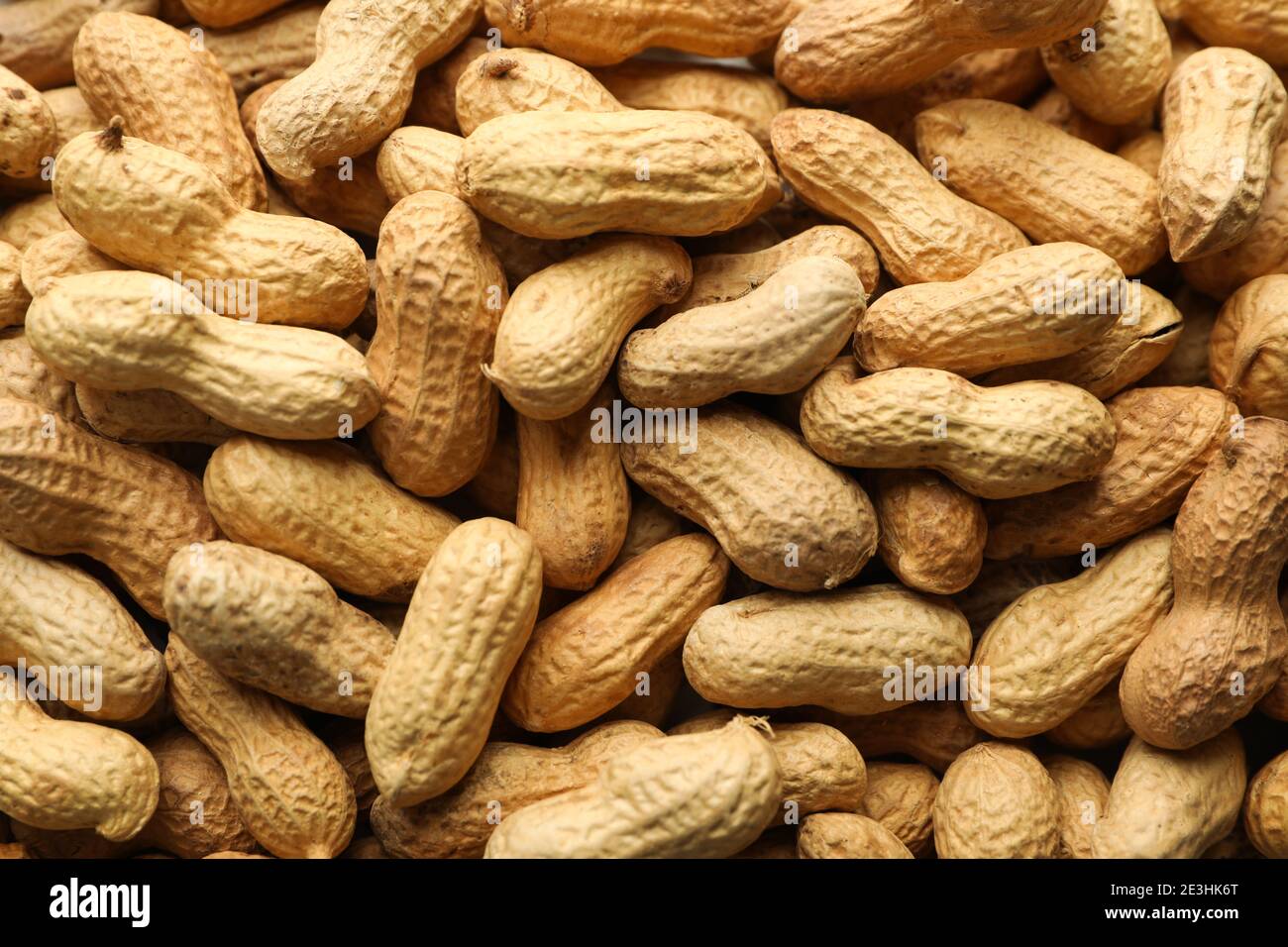 Peanut in a shell on whole background, close up Stock Photo Alamy