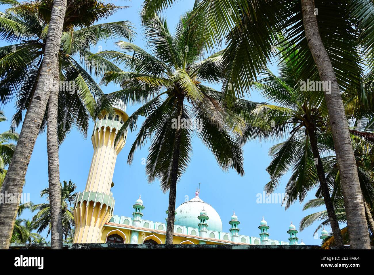 Odayam Juma Masjid mosque, Varkala, Kerala, India Stock Photo