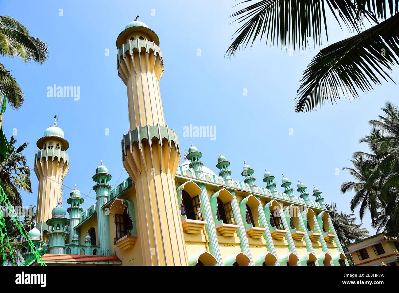 Odayam Juma Masjid mosque, Varkala, Kerala, India Stock Photo