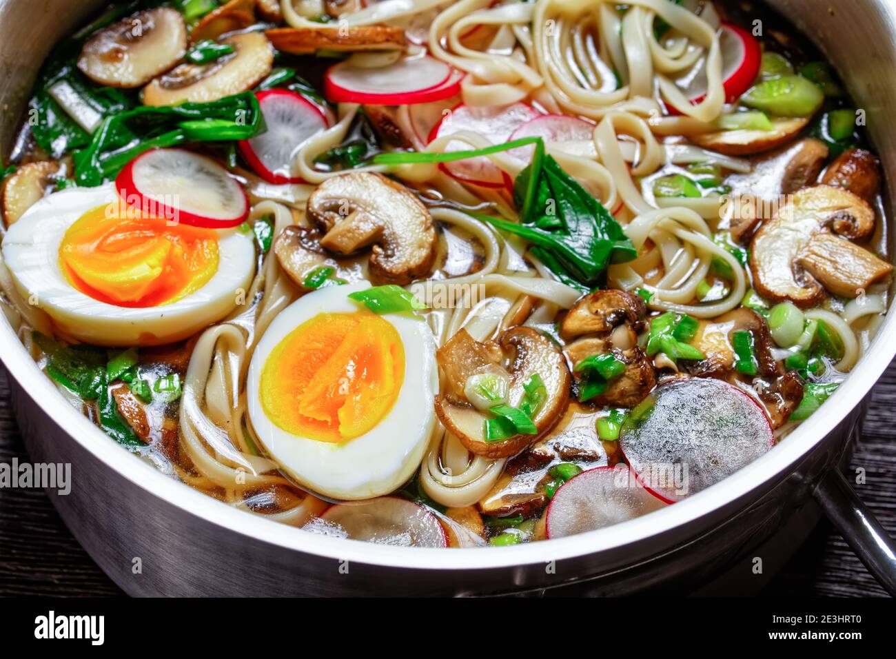 Hoto, Japanese Udon Noodles Hot Pot with Squash and Vegetables. Stock Photo  - Image of cuisine, radish: 230912058