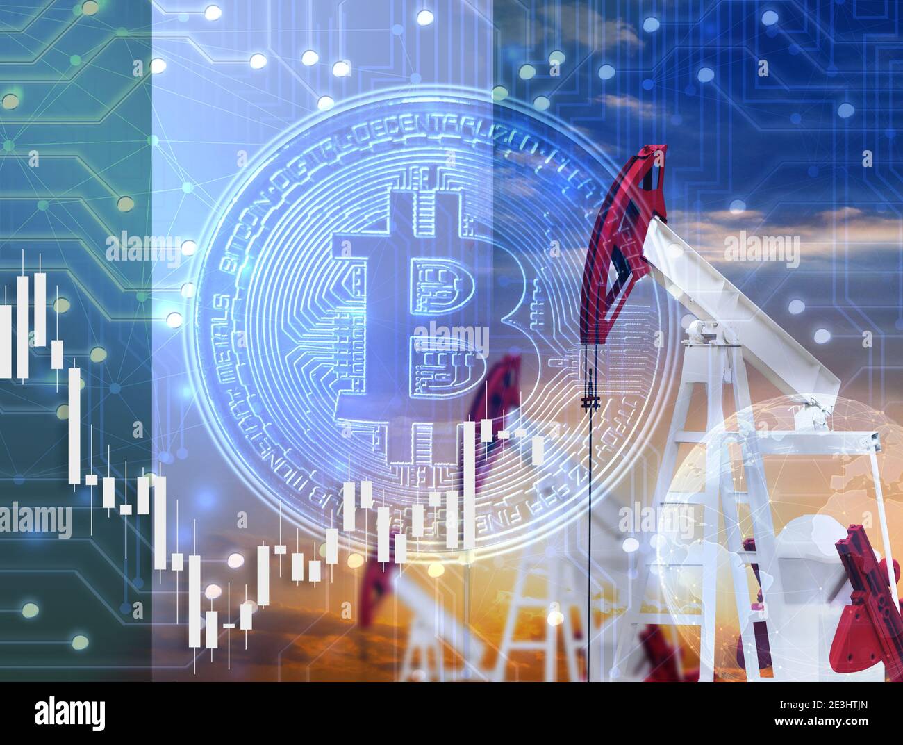 Nigeria bitcoin hi-res stock photography and images - Alamy