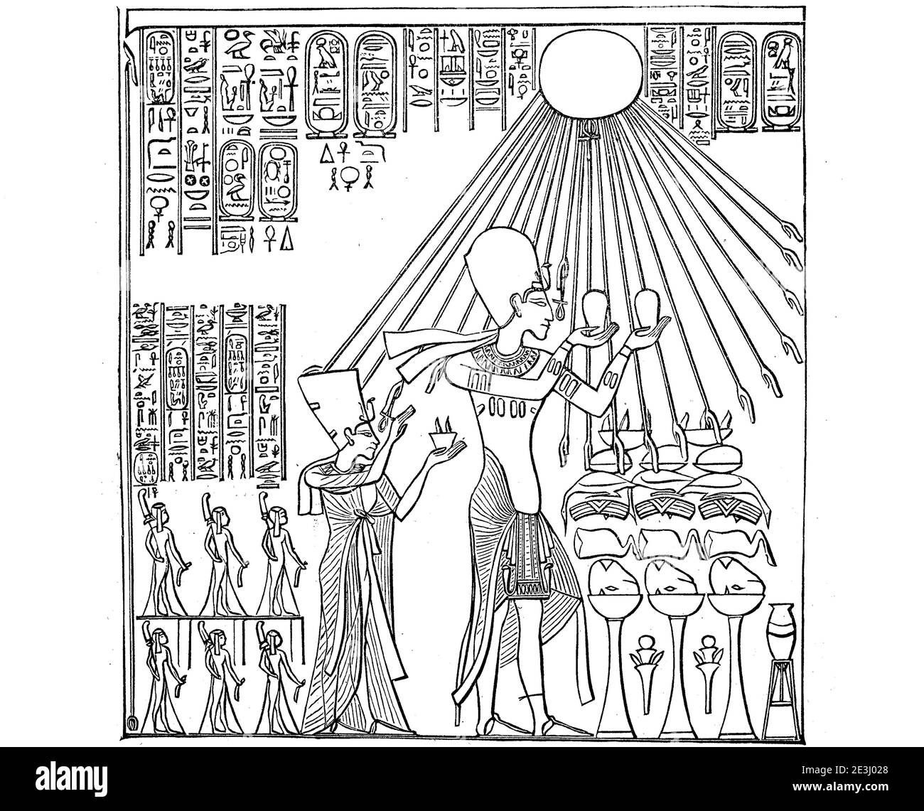 Amenhotep iv akhenaten Cut Out Stock Images & Pictures - Alamy