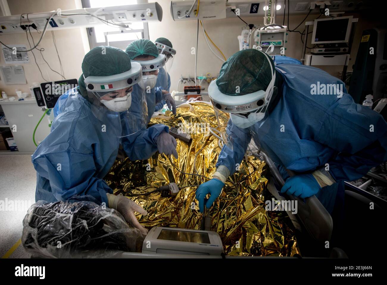 Covid 19 Pandemic Sanitarian Emergency 2020 Stock Photo