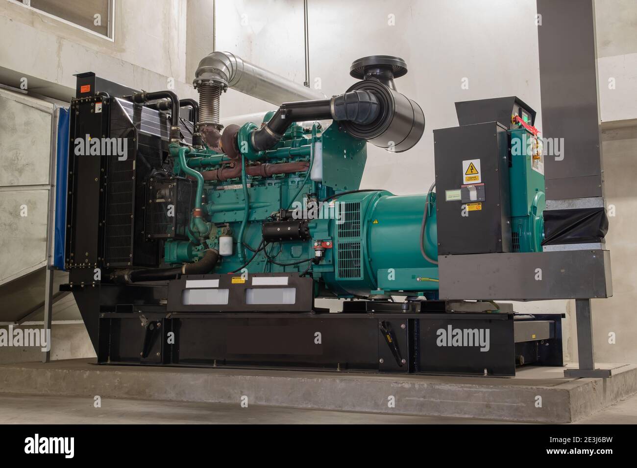 Generator Room Emergency power supply. Powered by Diesel power