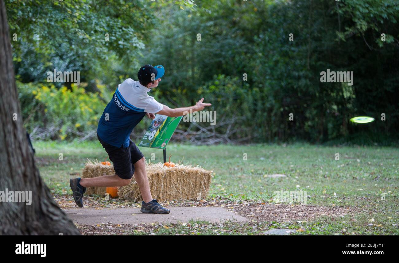 Disc Golf tournament in Rock Hill, S.C Stock Photo Alamy