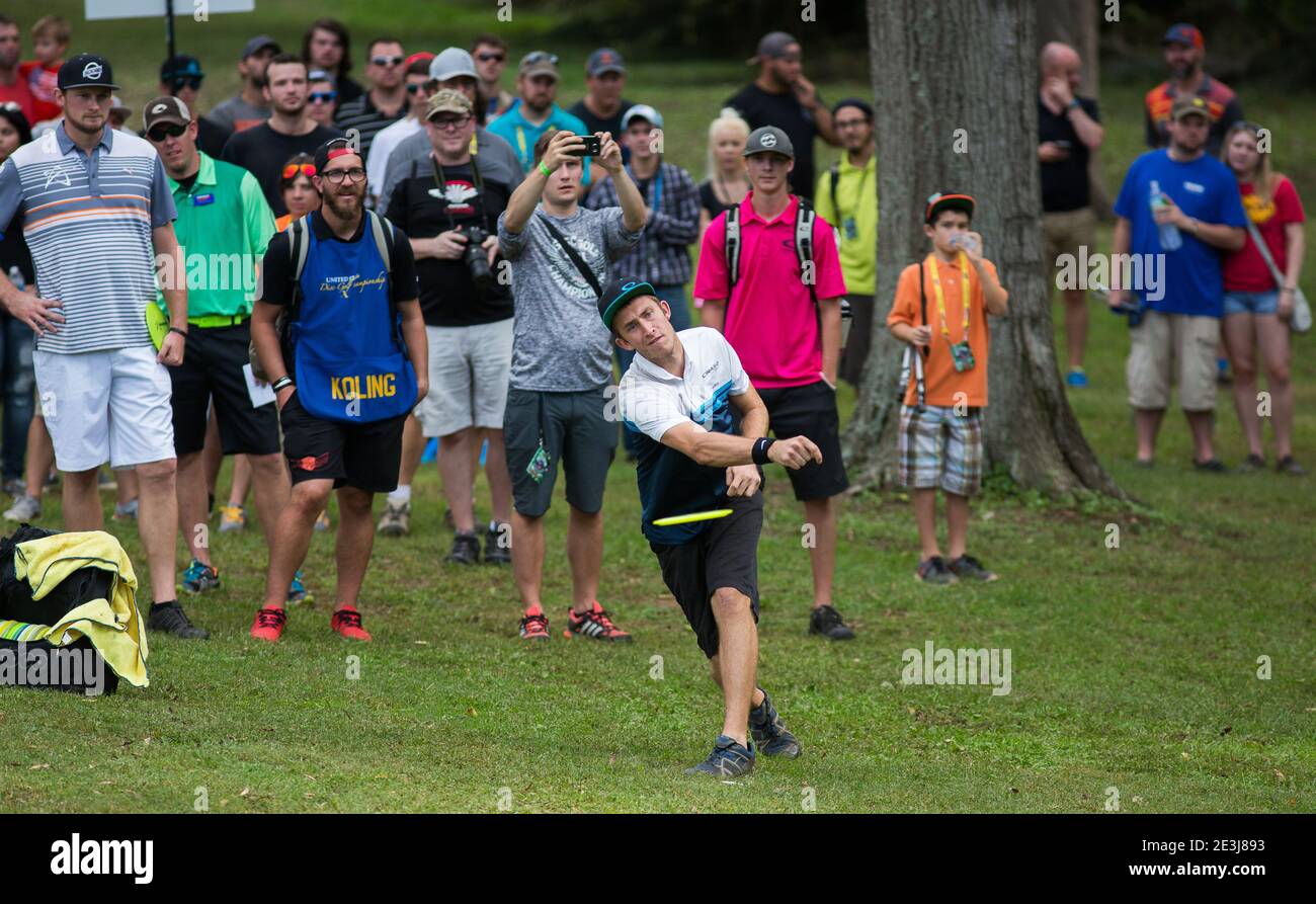 Disc Golf tournament in Rock Hill, S.C Stock Photo Alamy