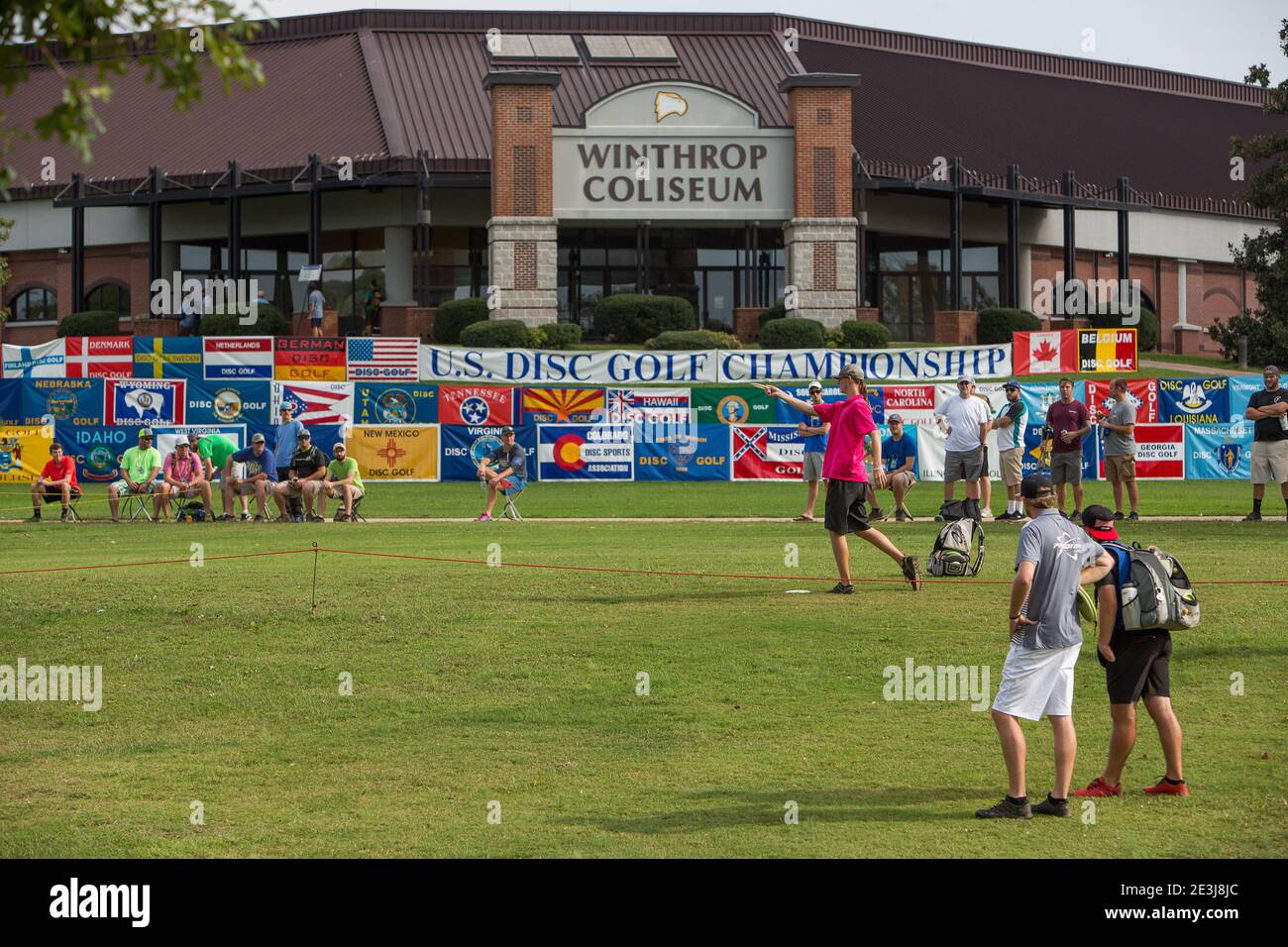 Disc Golf tournament in Rock Hill, S.C Stock Photo Alamy