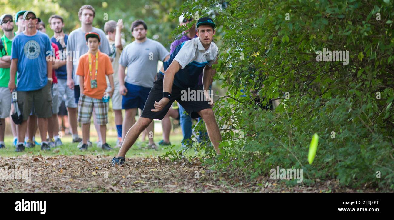 Disc Golf tournament in Rock Hill, S.C Stock Photo Alamy
