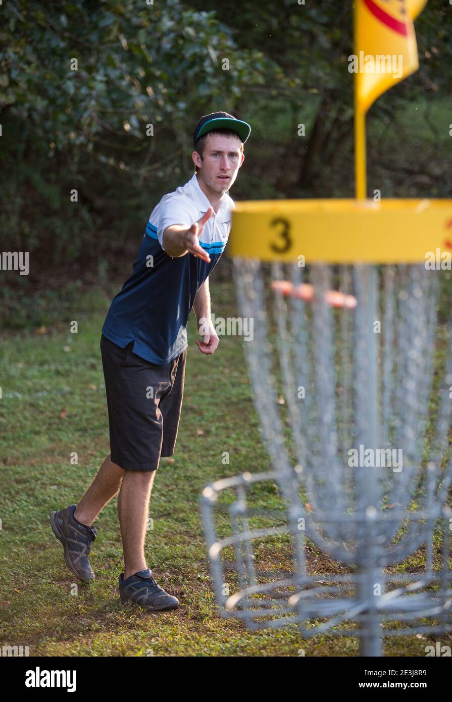 Disc Golf tournament in Rock Hill, S.C Stock Photo Alamy