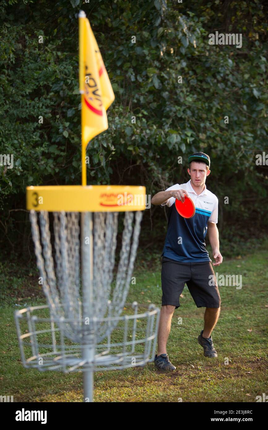 Disc Golf tournament in Rock Hill, S.C Stock Photo Alamy