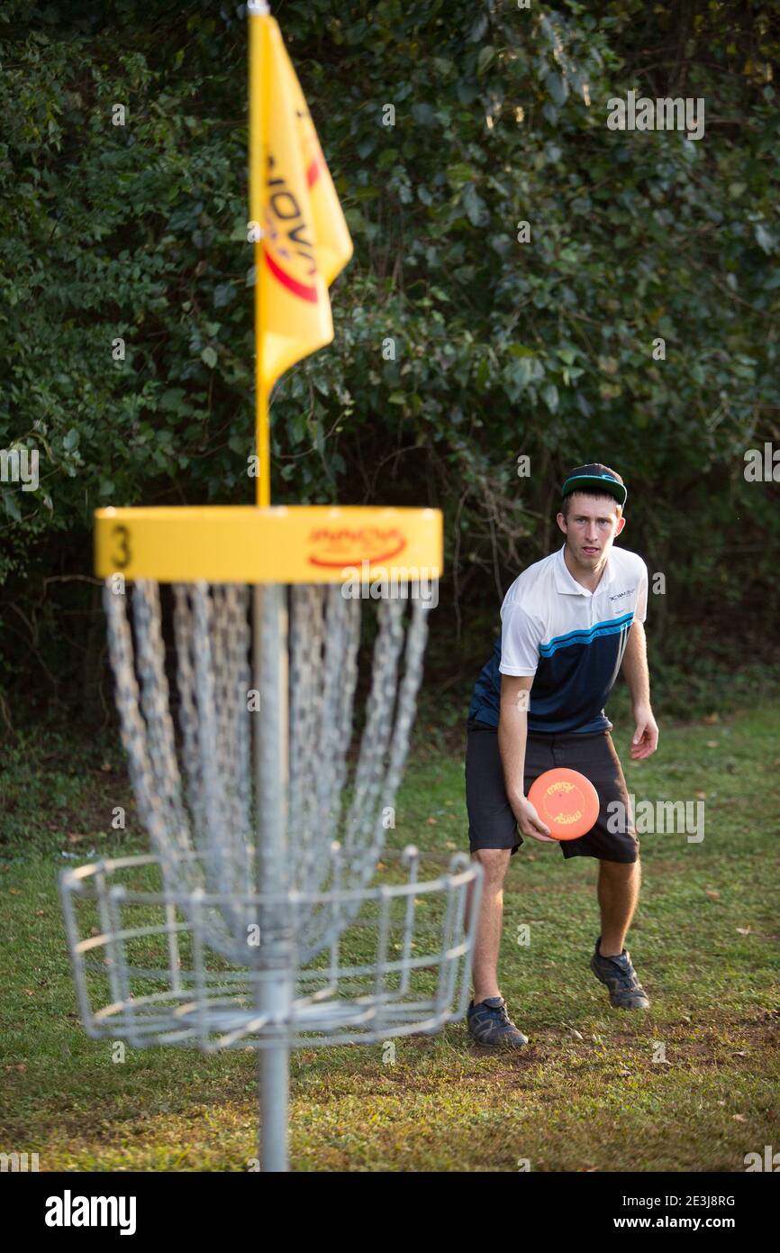 Disc Golf tournament in Rock Hill, S.C Stock Photo Alamy