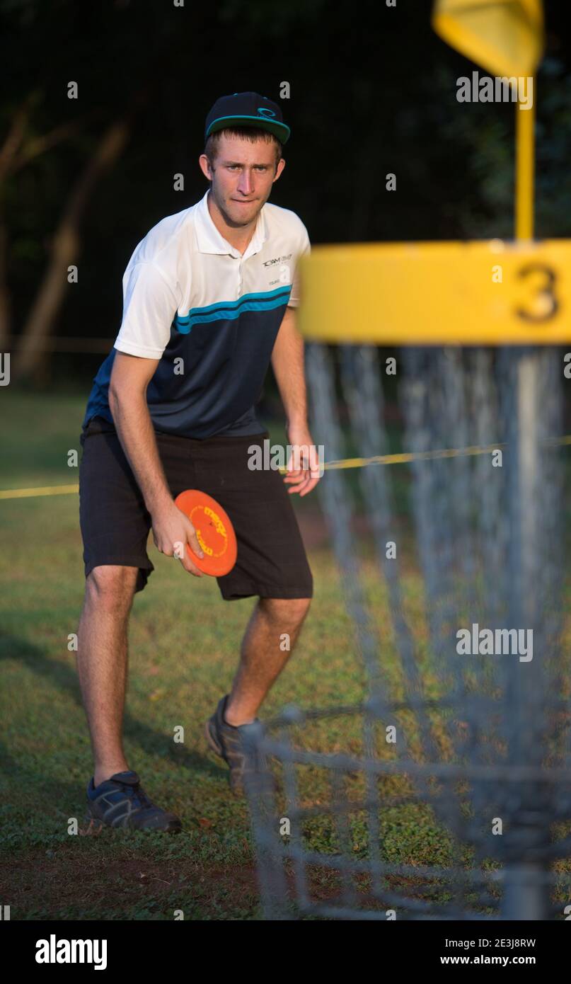Disc Golf tournament in Rock Hill, S.C Stock Photo Alamy