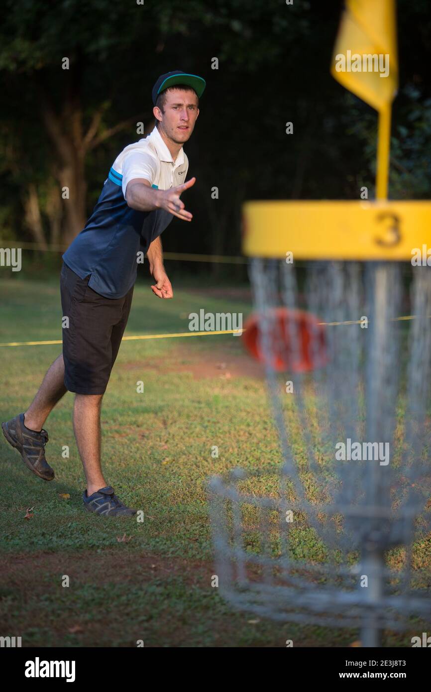 Disc Golf tournament in Rock Hill, S.C Stock Photo Alamy