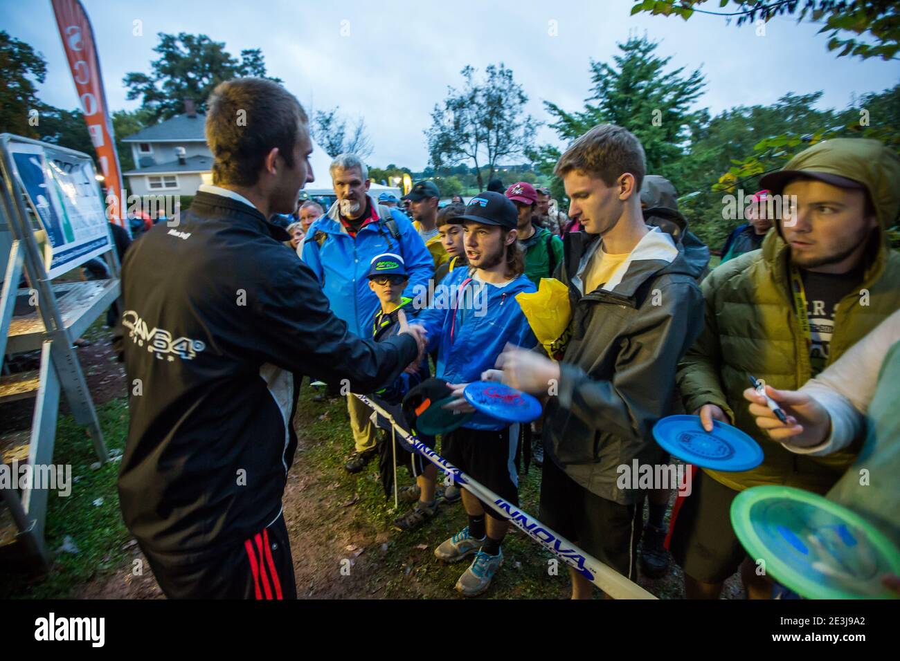 Disc Golf championship in Rock Hill. S.C Stock Photo Alamy