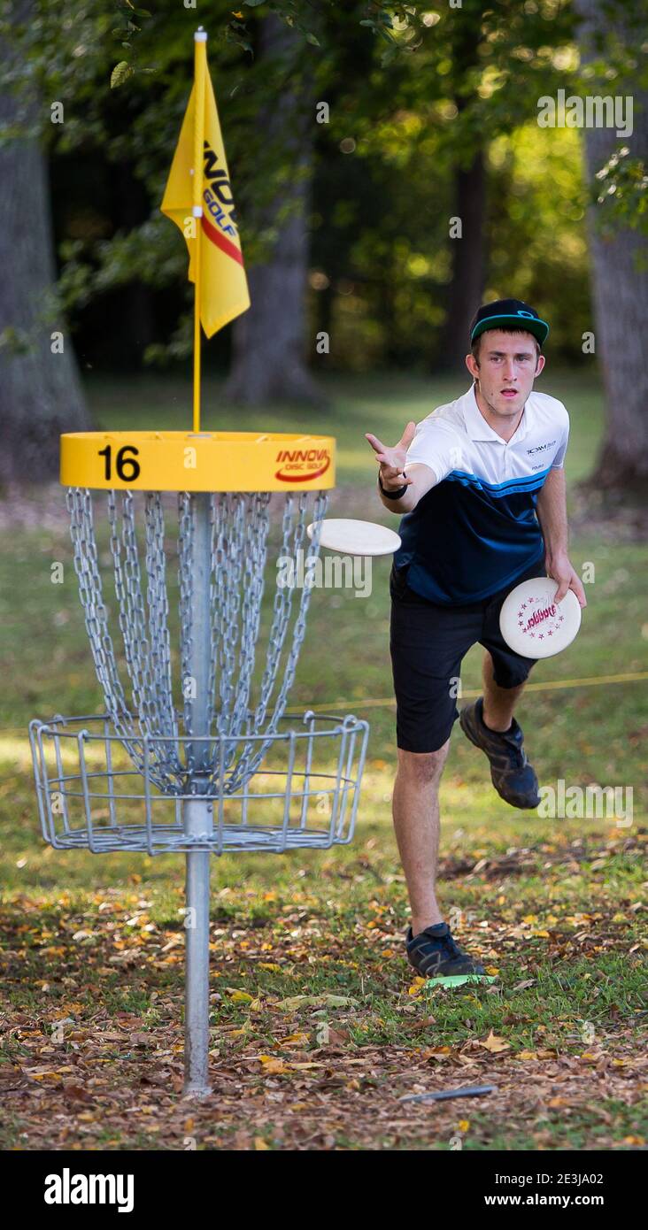 Disc Golf tournament in Rock Hill, S.C Stock Photo Alamy