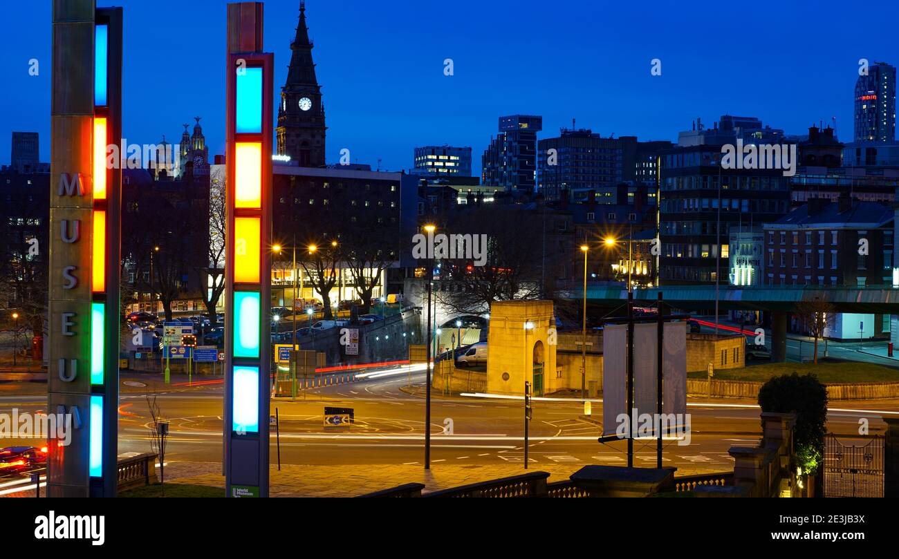 Queensway Tunnel entrance, the first Mersey road Tunnel built in the