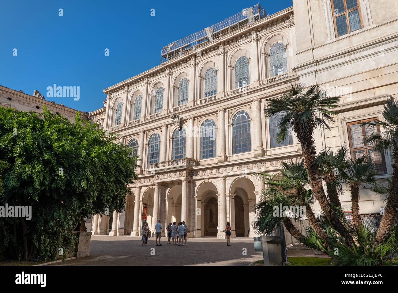 Barberini Palace (Palazzo Barberini) in Rome, Italy, housing National Gallery of Ancient Art (Galleria Nazionale d'Arte Antica) Stock Photo
