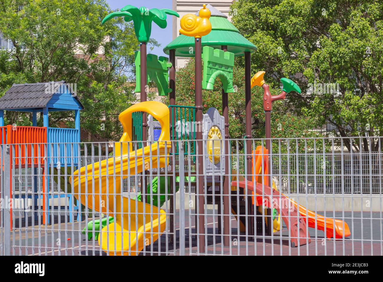 Kid playground area hi-res stock photography and images - Alamy