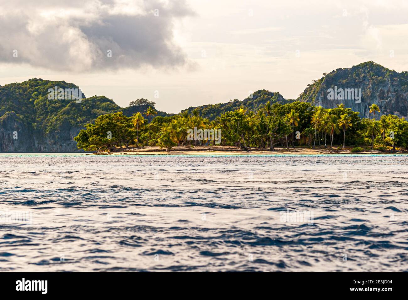 The coast of Papua New Guinea Stock Photo