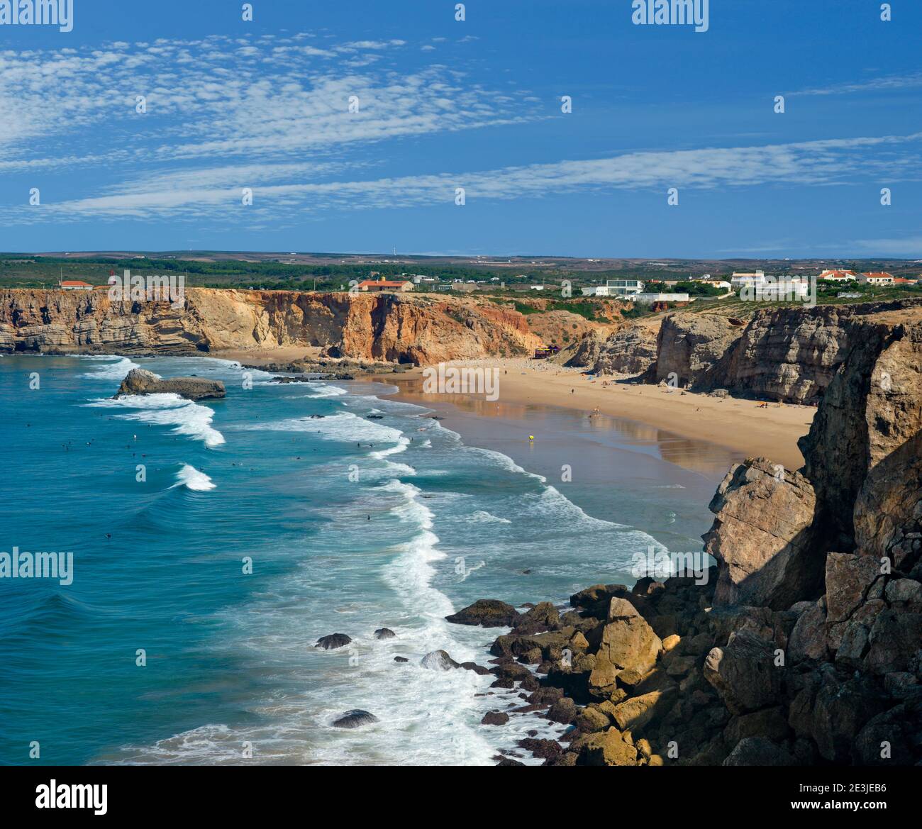 Portugal, the Algarve, Sagres, Praia do Tonel beach Stock Photo