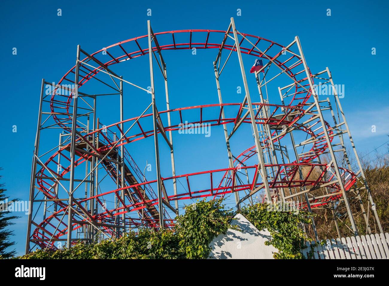 Southport Seafront & Promenade, Ocean Plaza, Ramada Hotel, Bliss Hotel, Genting Casino, Marine Lake, Marine Way Bridge, Pier, Funland, Pleasureland Stock Photo