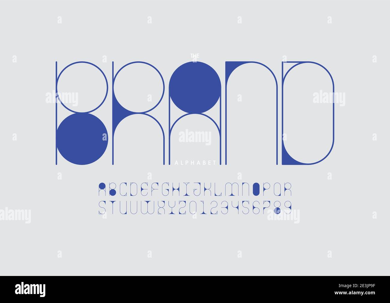 Vector of stylized alphabet and font Stock Vector Image & Art - Alamy