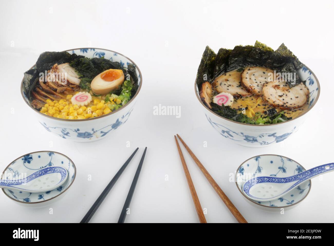 typical japan soup known as ramen Stock Photo
