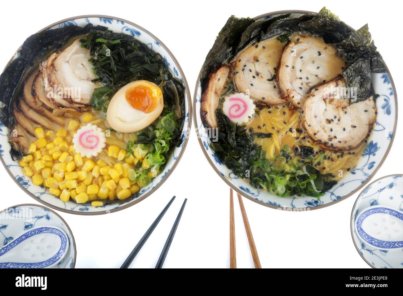 typical japan soup known as ramen Stock Photo