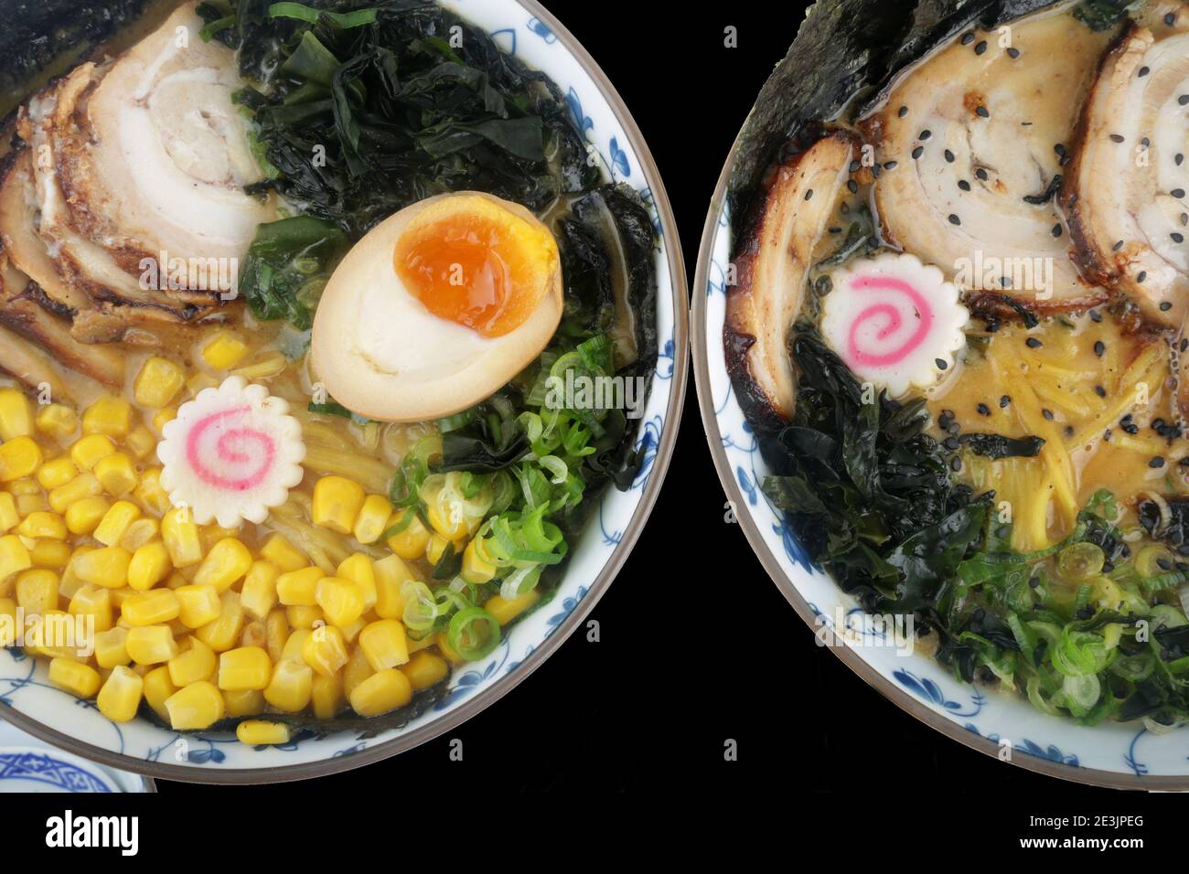 typical japan soup known as ramen Stock Photo