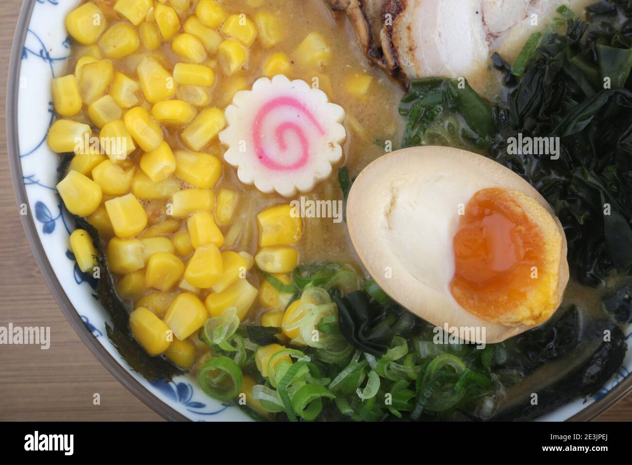 typical japan soup known as ramen Stock Photo