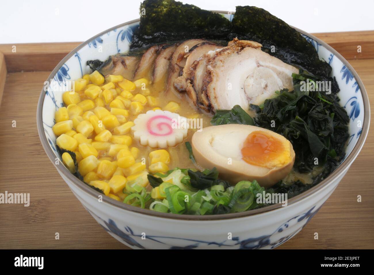 typical japan soup known as ramen Stock Photo
