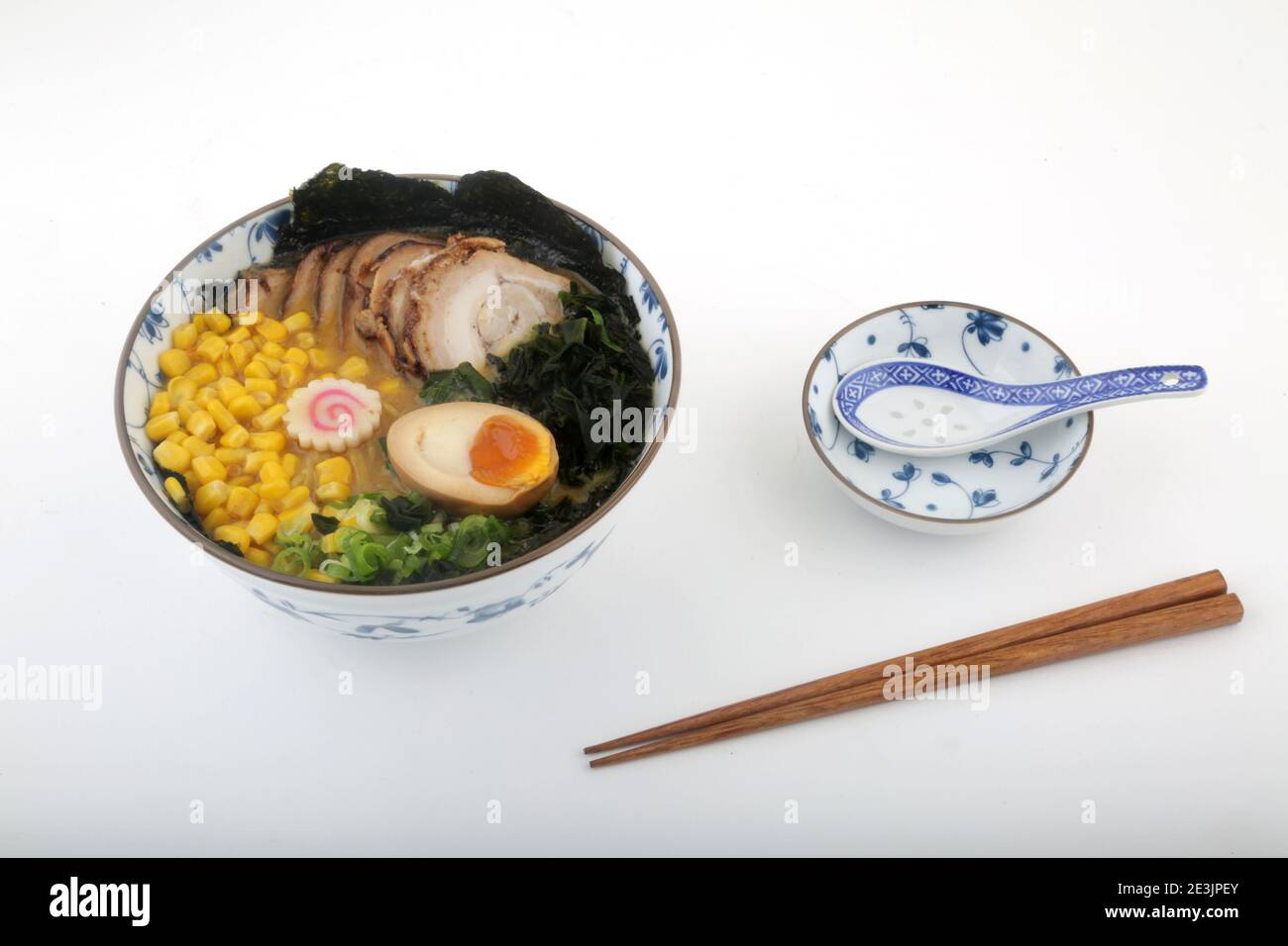 typical japan soup known as ramen Stock Photo