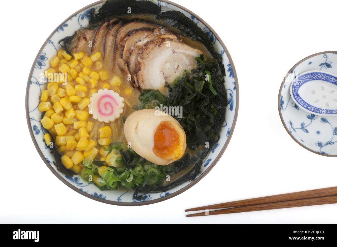 typical japan soup known as ramen Stock Photo