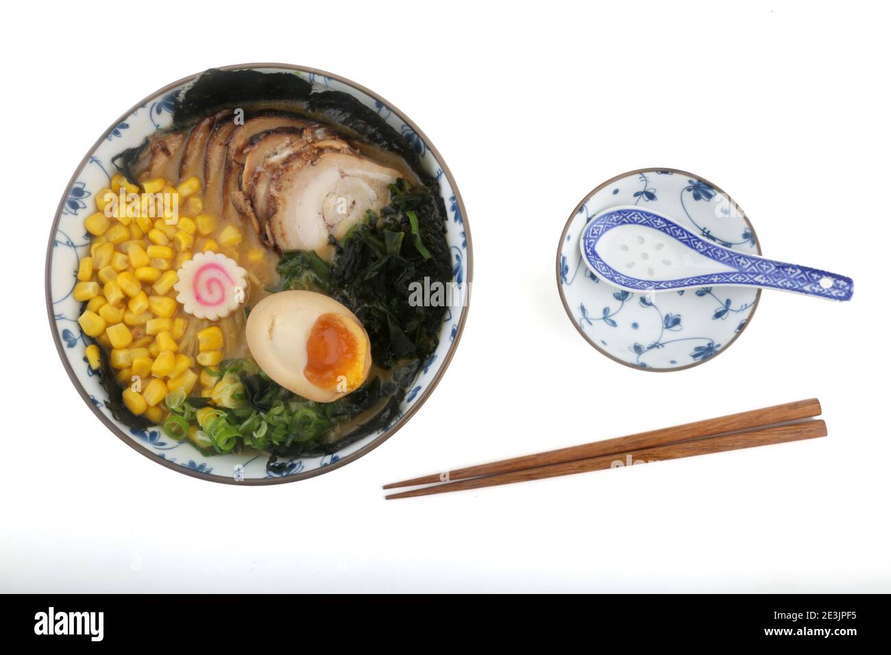 typical japan soup known as ramen Stock Photo