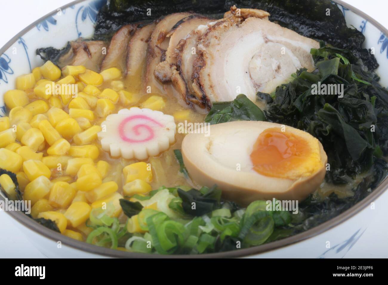 typical japan soup known as ramen Stock Photo