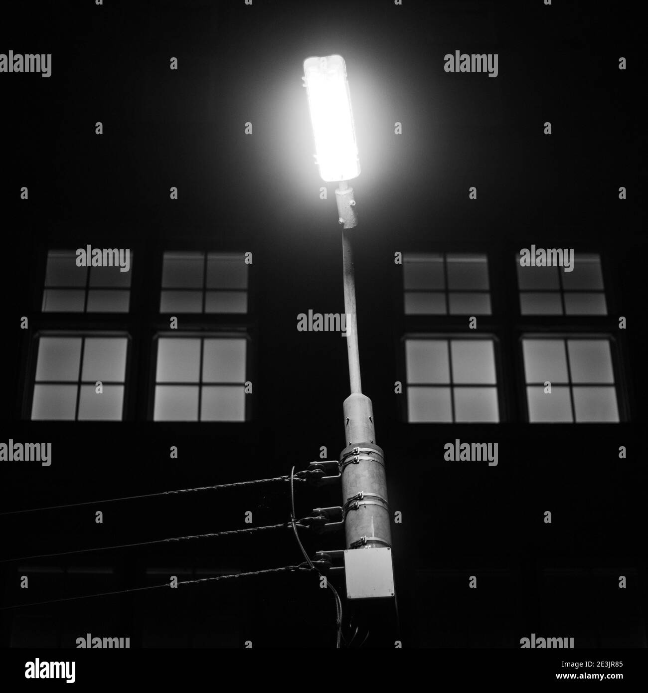 Symmetrical Lamp Post Stock Photo Alamy