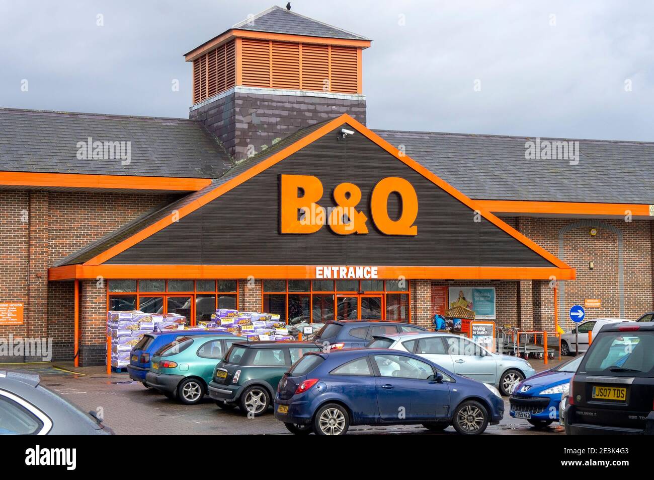B and Q DIY store Stock Photo