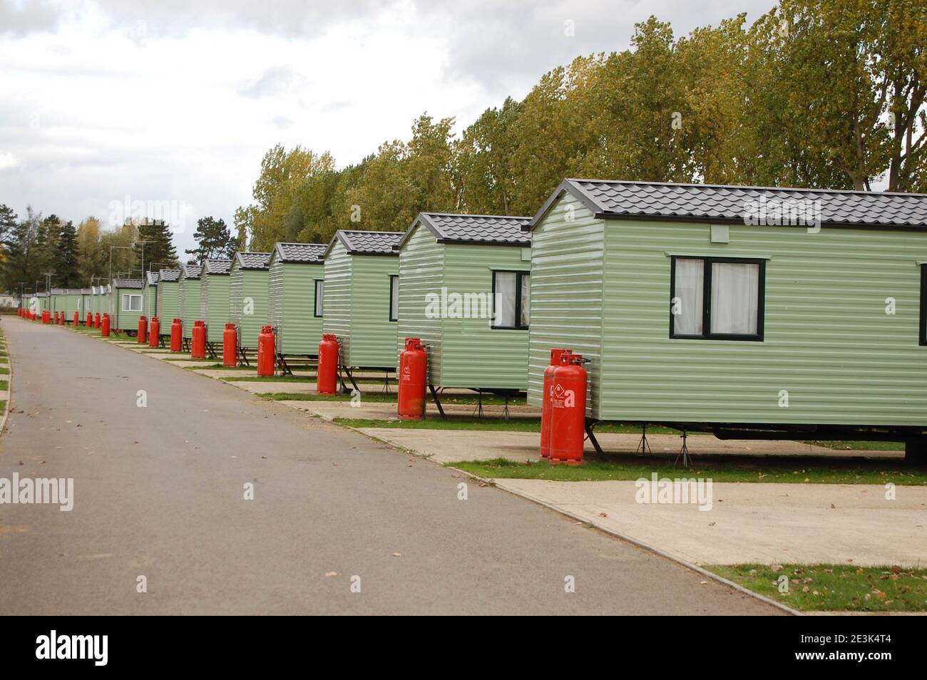Billing Aquadrome Northamptonshire calor gas bottles green metal