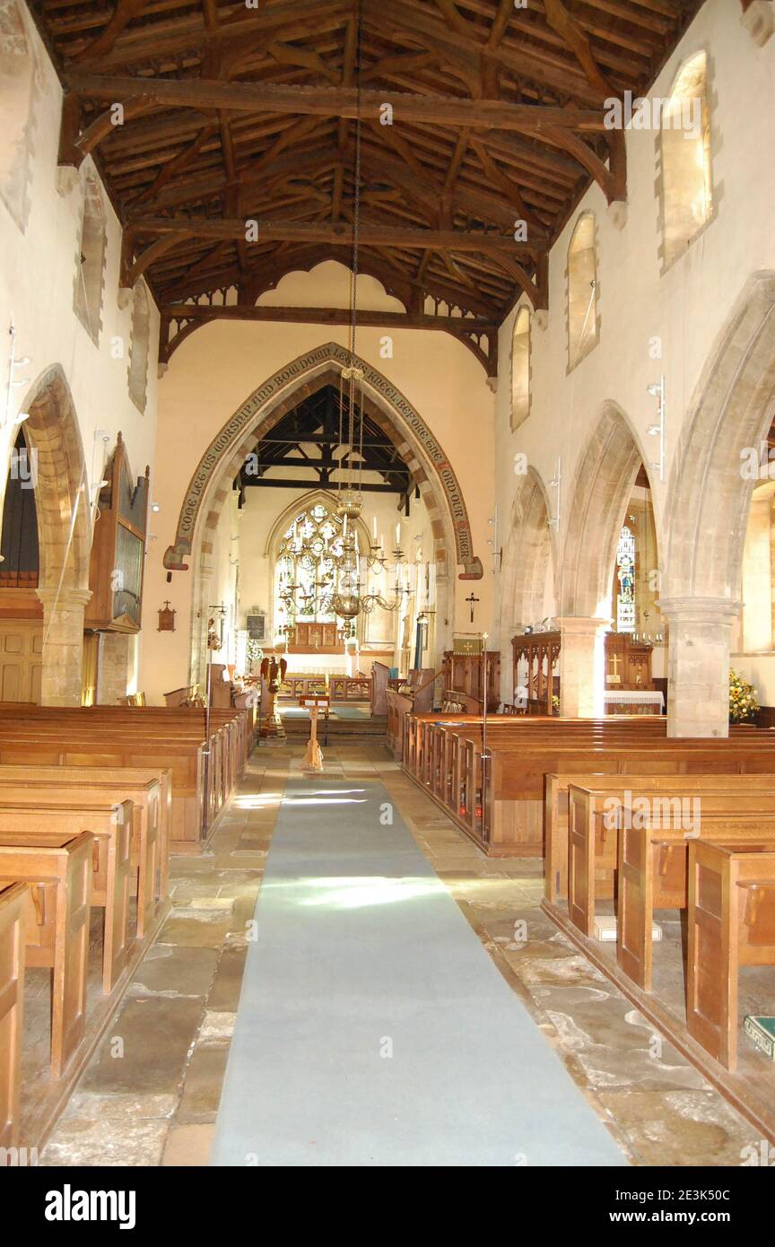 Yardley Hastings Church Northamptonshire Stock Photo Alamy