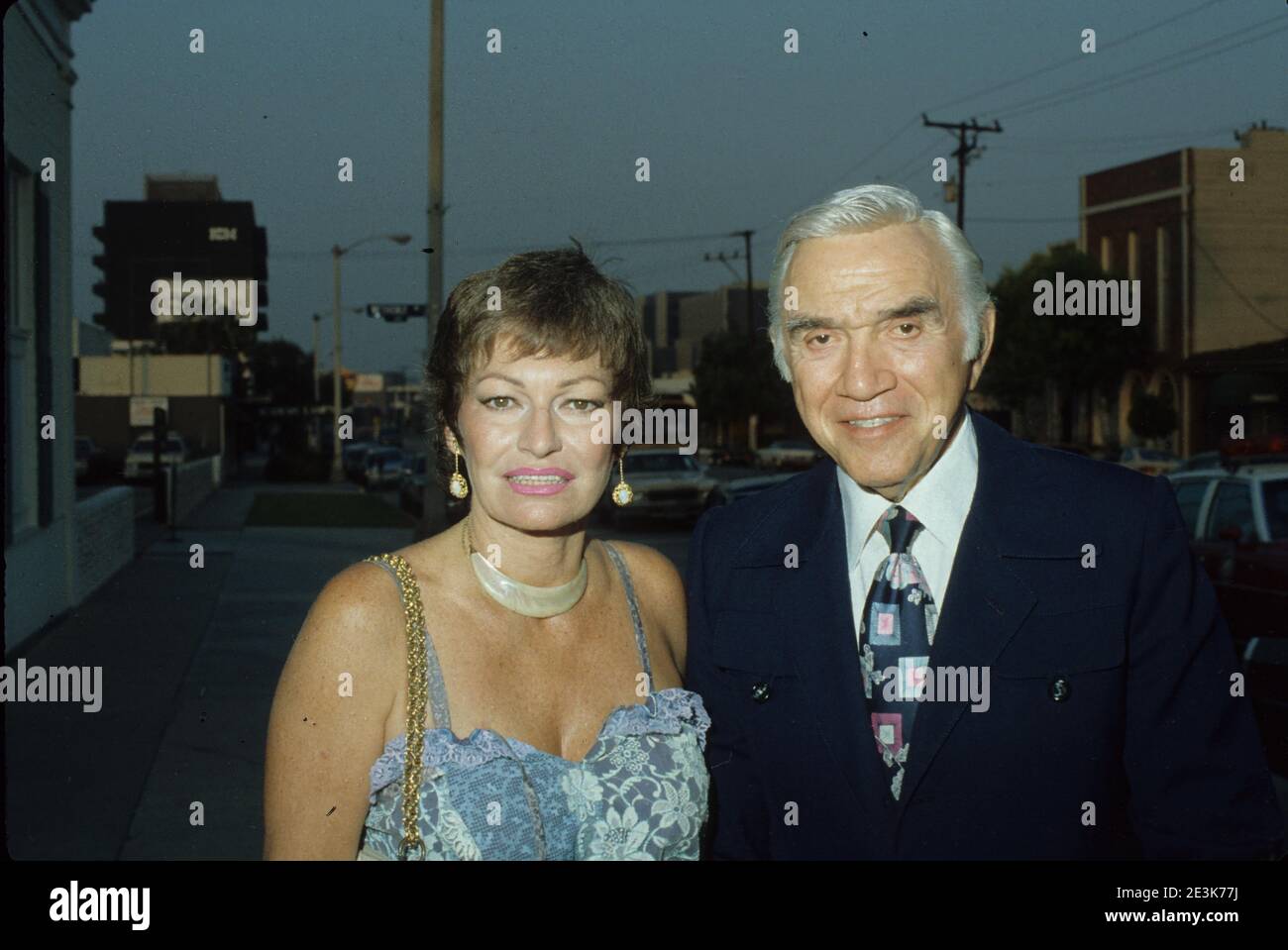 Lorne Greene and wife Nancy Deale Greene Credit Ralph Dominguez