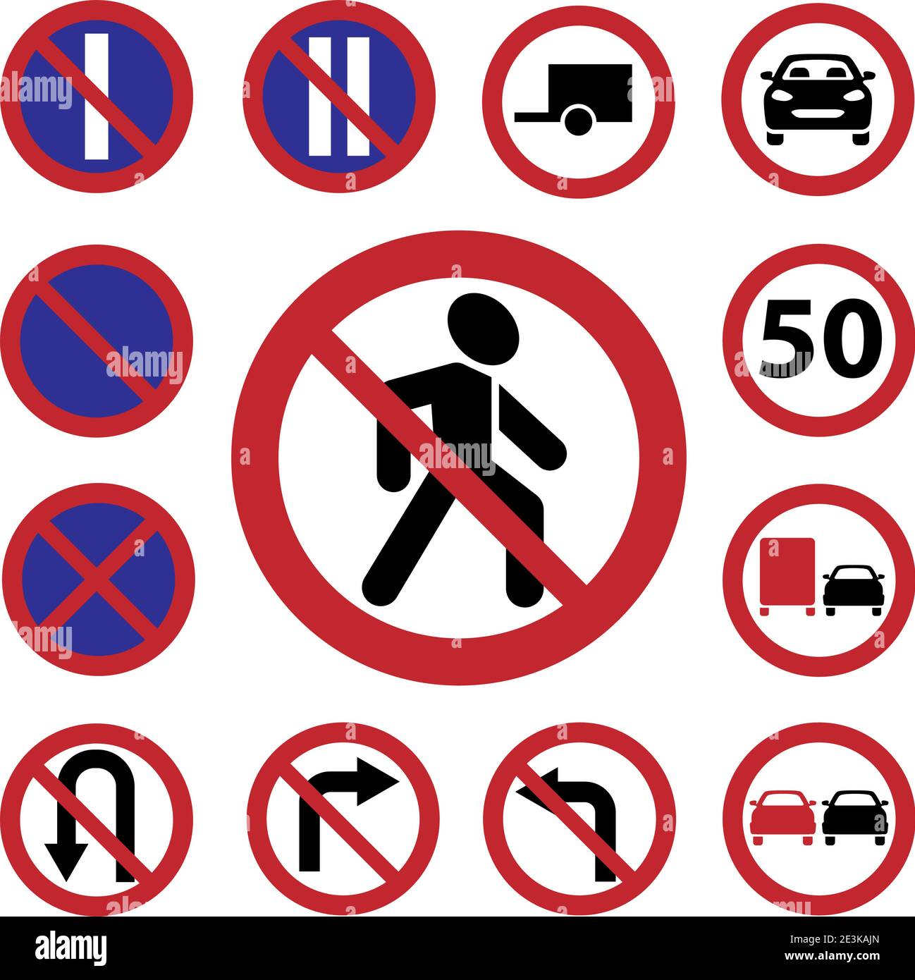 Water Transport Traffic Signs Stock Vector Images - Alamy