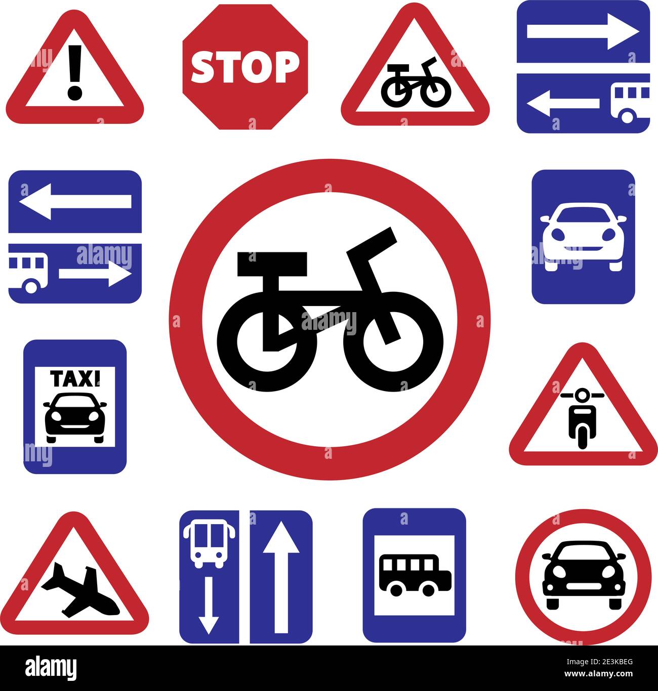 Water transport traffic signs Stock Vector Images - Alamy