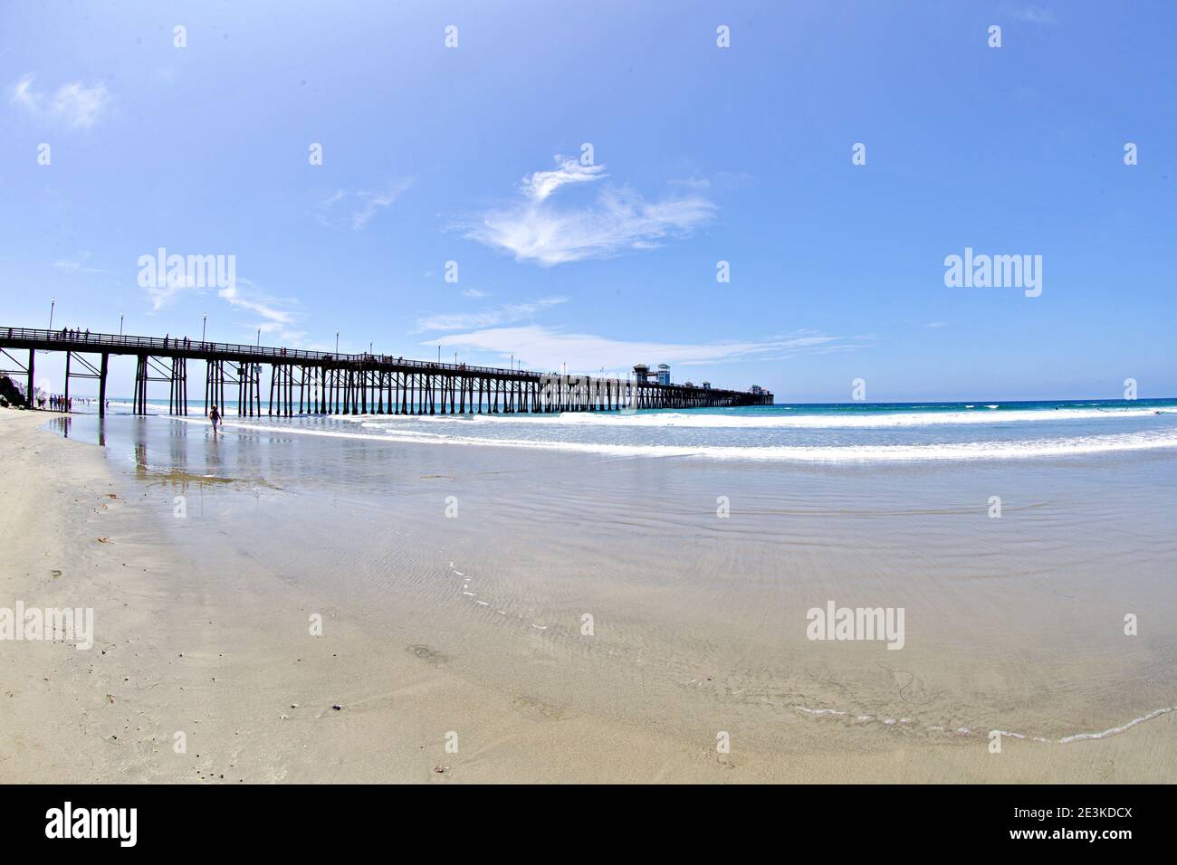 Beachfront at Oceanside, California Stock Photo Alamy